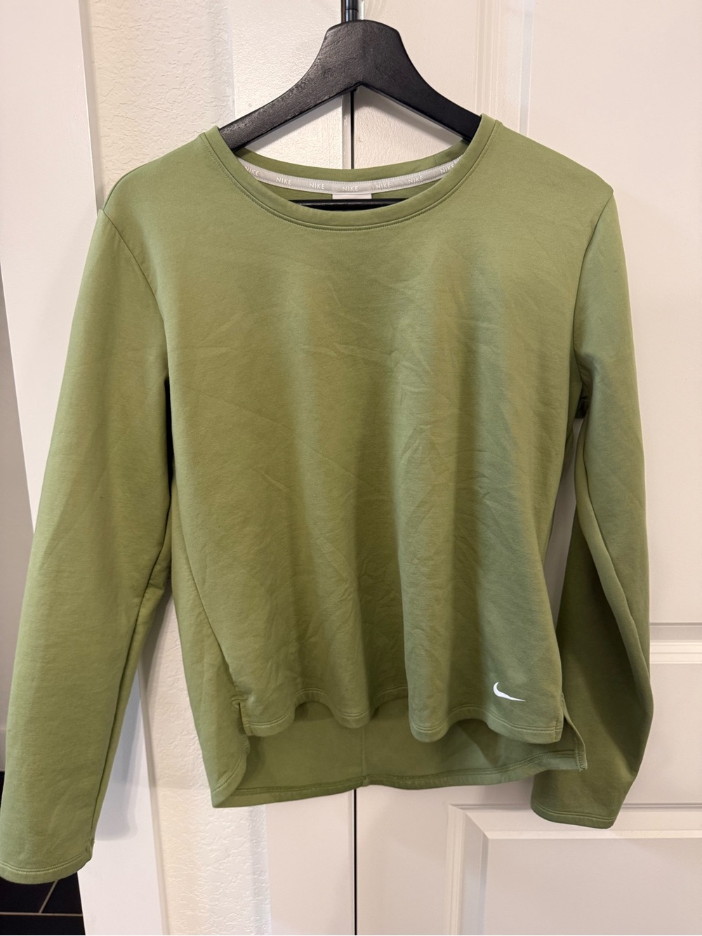 Nike Olive Crewneck Therma-Fit Sweatshirt